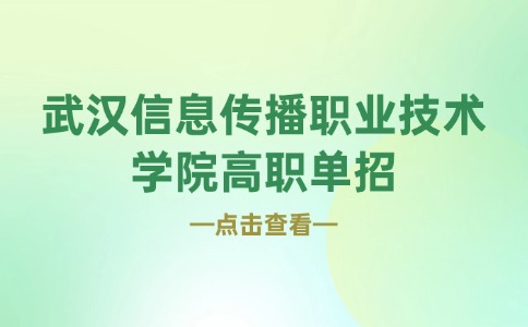 武漢信息傳播職業技術學院高職單招